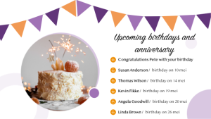 Birthday - Layout 9 - digital signage template