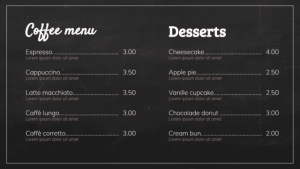 Blackboard - Modular - digital signage template