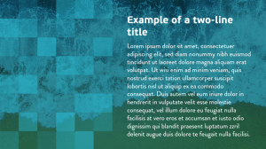 Block Design - Media & Text - digital signage template