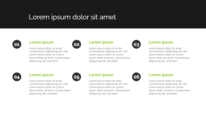Bullet Points - Layout 3 - digital signage template