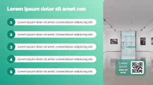 Bullet Points - Flex Content - digital signage template