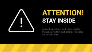 Calamity - Danger Variant 2 - digital signage template