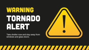 Calamity - Tornado Warning - digital signage template