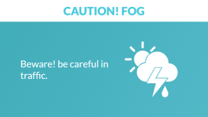 Calamity - Severe Weather Warning - digital signage template