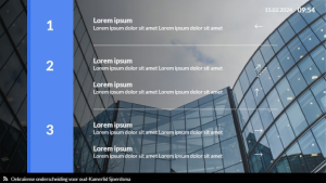 Corporate Communication - Wide Format - digital signage template