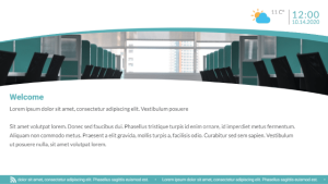 Corporate Communication - Layout 4 - digital signage template