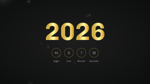 Countdown - New Year - digital signage template