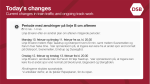 DSB - Train Departures Layout 1 - digital signage template