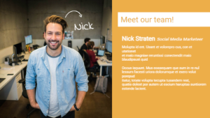 Employees - Overview Layout 2 - digital signage template
