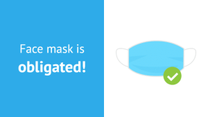 Face Mask Required - Layout 1 - digital signage template