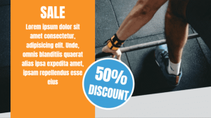 Fitness - Layout 1 - digital signage template