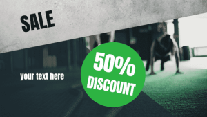 Fitness - Layout 2 - digital signage template