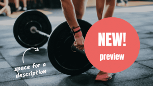 Fitness - Layout 3 - digital signage template