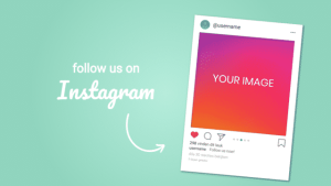 Follow Us - Instagram - digital signage template