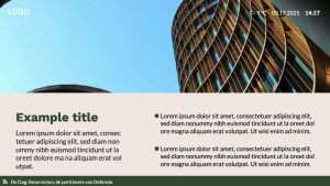 Generic - Layout 5 - digital signage template