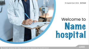 Healthcare - Layout 1 - digital signage template