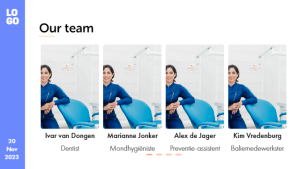 Healthcare - Staff Slider - digital signage template