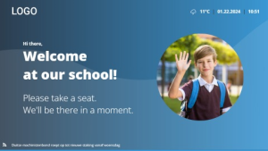 High School - Layout 4 - digital signage template