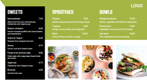 Hospitality & Food Service - Layout 16 - digital signage template