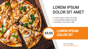 Hospitality & Food Service - Layout 6 - digital signage template