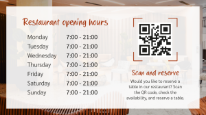 Hospitality - Layout 9 - digital signage template