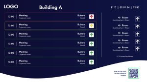 Humly Meeting Room - Layout 4 - digital signage template