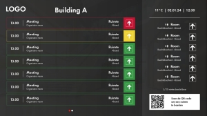 Humly Meeting Room - Layout 5 - digital signage template