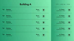 Humly Meeting Room - Layout 6 - digital signage template