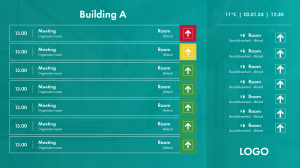 Humly Meeting Room - Layout 9 - digital signage template