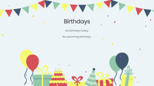 Internal - Birthday - Layout 2 - digital signage template