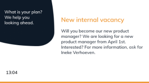 Internal Communication - Layout 3 - digital signage template