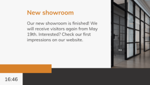 Internal Communication - Layout 6 - digital signage template