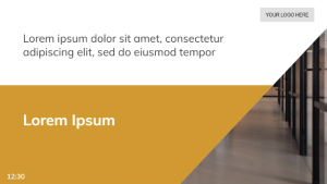 Internal Communication - Layout 9 - digital signage template