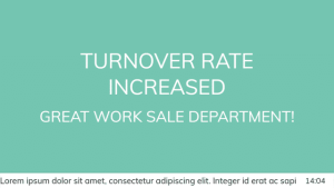 Internal - Successes Layout 1 - digital signage template