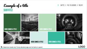 Mainline - Layout 8 - digital signage template