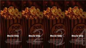 Cinema - Layout 1 - digital signage template