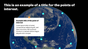 Points of Interest - Interactive - digital signage template