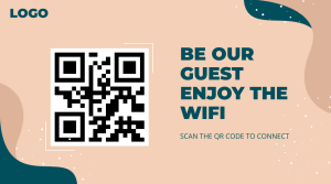 QR Code - Layout 1 - digital signage template