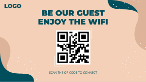 QR Code - Layout 2 - digital signage template