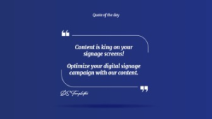Quotes - Layout 2 - digital signage template