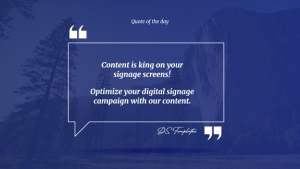 Quotes - Layout 4 - digital signage template