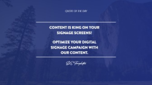 Quotes - Layout 5 - digital signage template