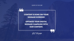 Quotes - Layout 7 - digital signage template