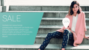 Retail - Layout 2 - digital signage template