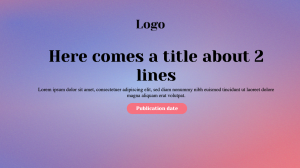 RSS Feed - Layout 5 - digital signage template