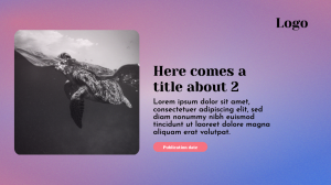 RSS Feed - Layout 7 - digital signage template