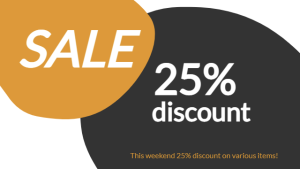 Sale - Layout 4 - digital signage template
