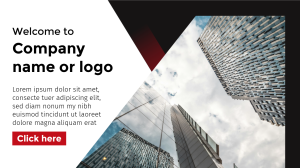 Screensaver - Layout 2 - digital signage template