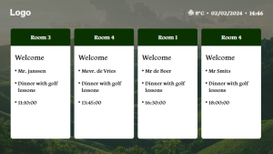 SEM Meeting Room - Layout 2 - digital signage template