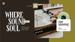 Sound Collection - Layout 1 - digital signage template
